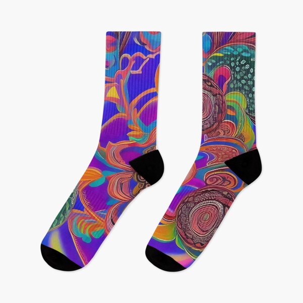 Item preview, Psychedelic colourful happy mood abstract designed and sold by Stratomi.