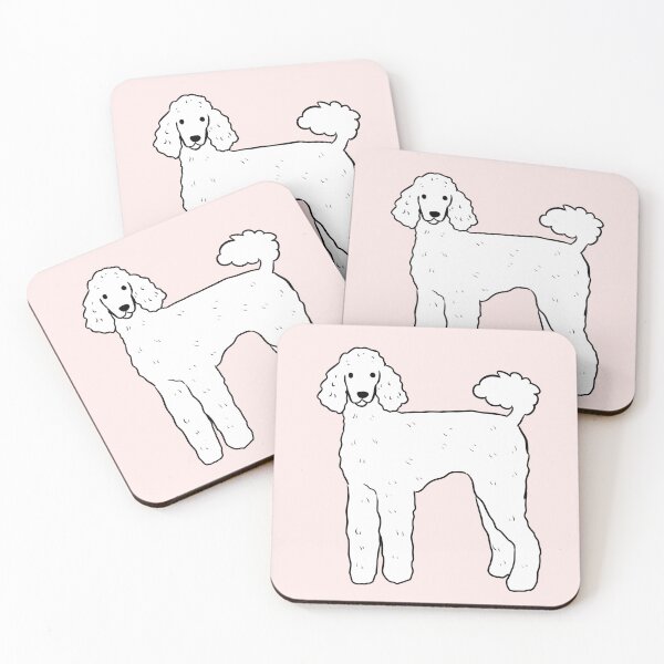 Item preview, Cute white poodle illustration  designed and sold by Yarafantasyart.