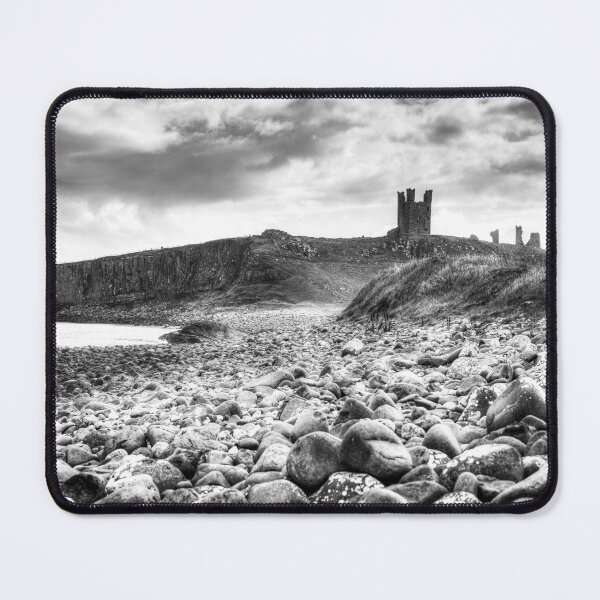 Item preview, Dunstanburgh Castle Northumberland Black And White designed and sold by Paul Thompson Photography.