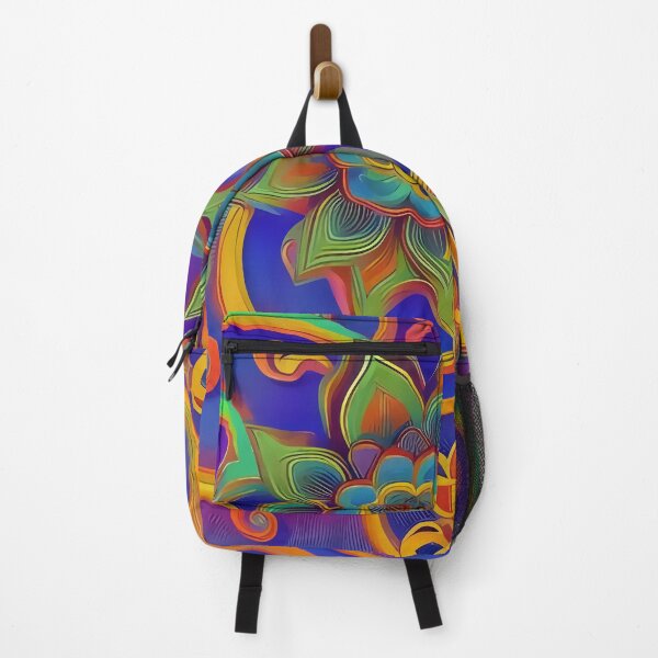 Item preview, Psychedelic colourful happy mood abstract designed and sold by Stratomi.