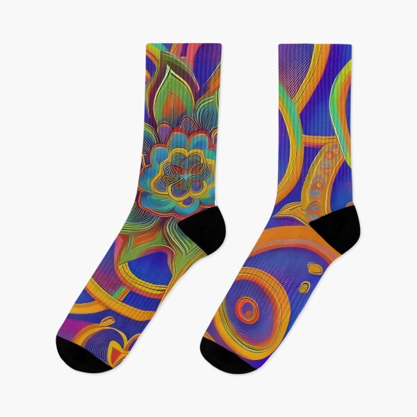 Item preview, Psychedelic colourful happy mood abstract designed and sold by Stratomi.