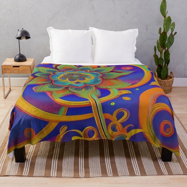 Item preview, Psychedelic colourful happy mood abstract designed and sold by Stratomi.