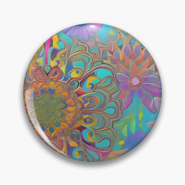 Item preview, Psychedelic colourful happy mood abstract designed and sold by Stratomi.