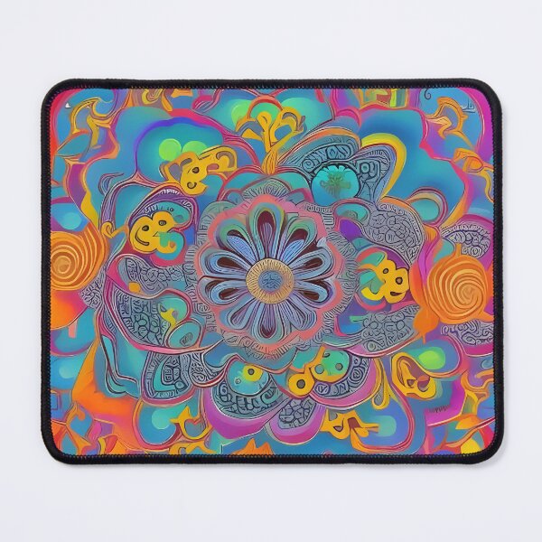 Item preview, Psychedelic colourful happy mood abstract designed and sold by Stratomi.