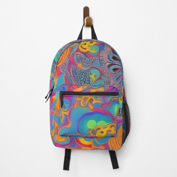 Item preview, Psychedelic colourful happy mood abstract designed and sold by Stratomi.