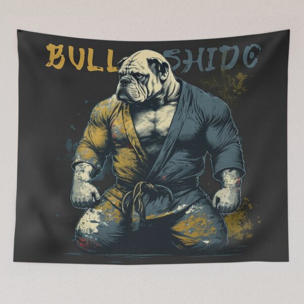 Item preview, Bull-Shido: The BJJ Bulldog designed and sold by Abili-Tees.