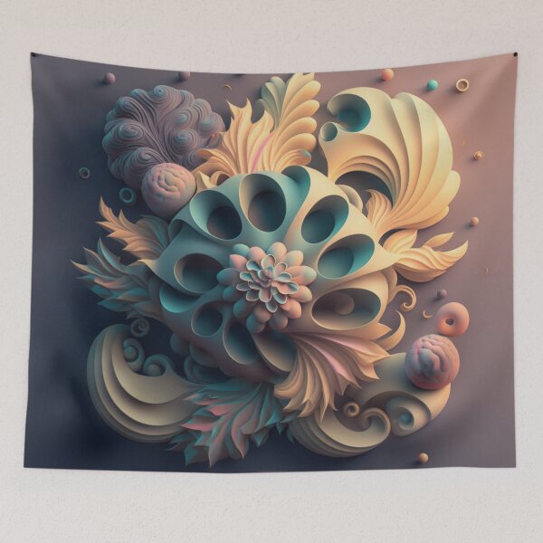 Item preview, Floral Playful Colourful Composition Designs for Home Decor, Wedding, Events Fashion  and Accessories  designed and sold by RAGANADesign.