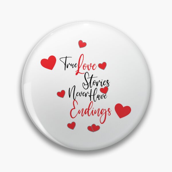 Item preview, True Love Stories Never Have Endings Heat Love Design designed and sold by RiyonArts.