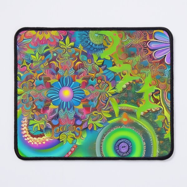 Item preview, Psychedelic colourful happy mood abstract designed and sold by Stratomi.