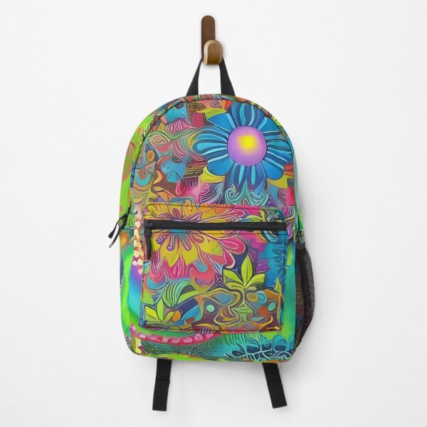 Item preview, Psychedelic colourful happy mood abstract designed and sold by Stratomi.