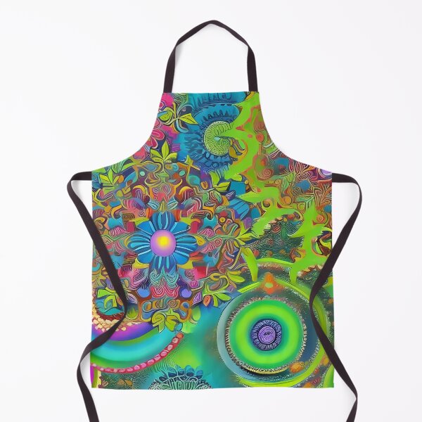Item preview, Psychedelic colourful happy mood abstract designed and sold by Stratomi.