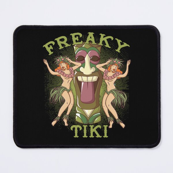 Item preview, Freaky Tiki Gods Totems Idols Retro Tropical Polynesian Hula Girls designed and sold by funnytshirtemp.