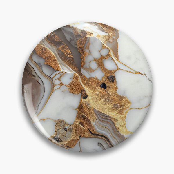 Artikelvorschau, Neutraler farbiger Marmor mit goldenen Details entworfen und verkauft von happypapertime.