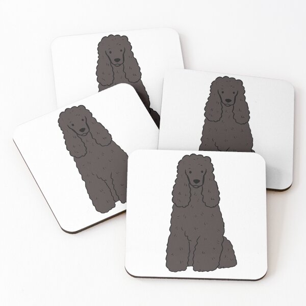 Item preview, Black poodle illustration  designed and sold by Yarafantasyart.