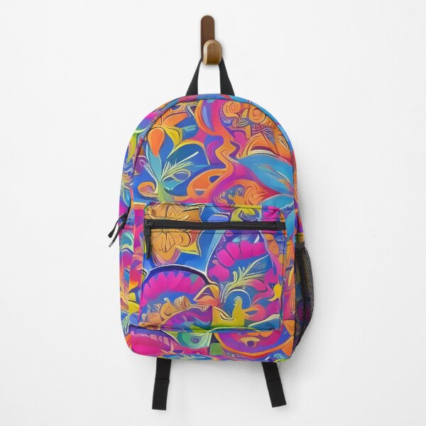 Item preview, Psychedelic colourful happy mood abstract designed and sold by Stratomi.