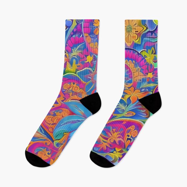 Item preview, Psychedelic colourful happy mood abstract designed and sold by Stratomi.