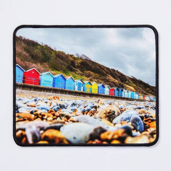 Item preview, Cromer Beach Huts And Rocky Beach designed and sold by Paul Thompson Photography.