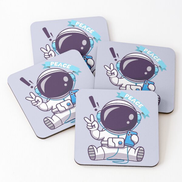 Item preview,   Peace and Love Mr astronaut⭐ designed and sold by ⭐ANADIF DESIGN⭐.