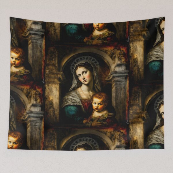 Item preview, After Titian Mother Child Tale Teller Club Orchestra Art by iServalan CDM Music Tracks and Book Illustrations  designed and sold by Tale Teller Club.
