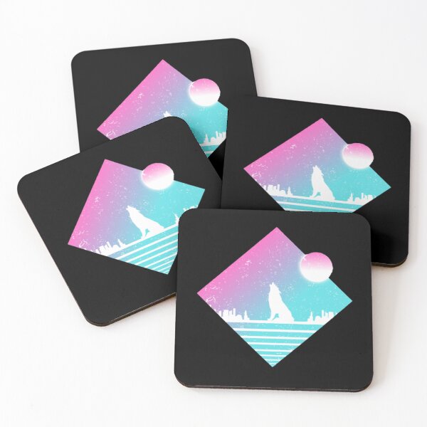 Artikelvorschau, Retrowave Coyote Blue entworfen und verkauft von Legendario00.