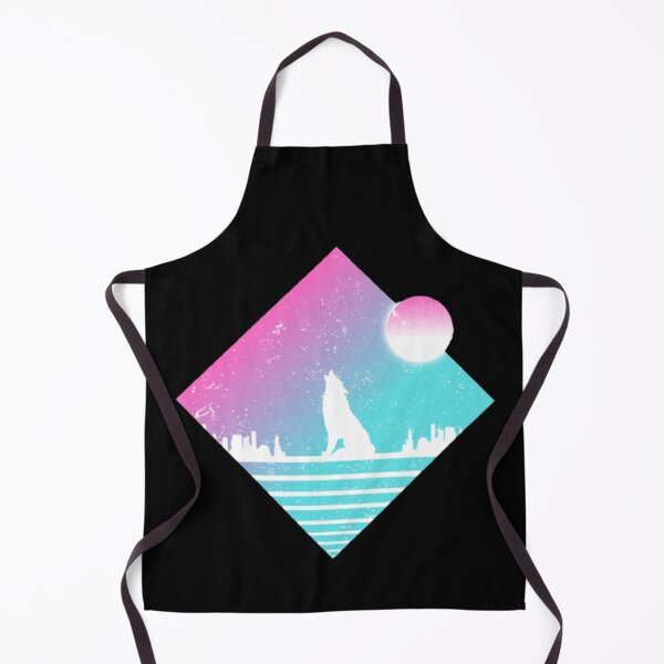 Aperçu de l'œuvre Retrowave Coyote Bleu créée et vendue par Legendario00.