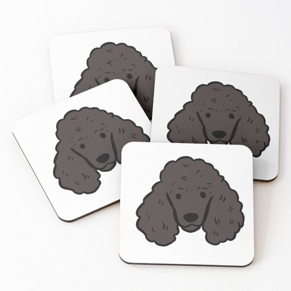 Item preview, Black poodle illustration  designed and sold by Yarafantasyart.
