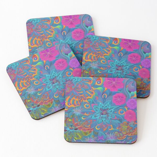 Item preview, Psychedelic colourful happy mood abstract designed and sold by Stratomi.