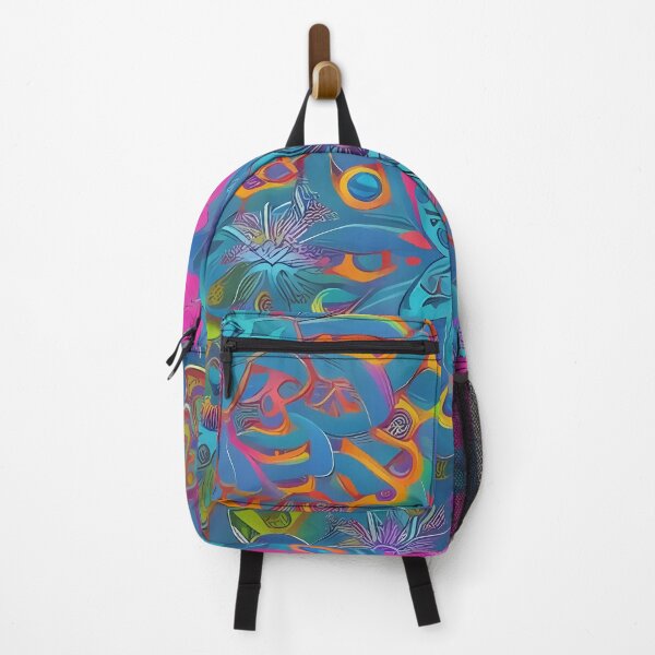 Item preview, Psychedelic colourful happy mood abstract designed and sold by Stratomi.