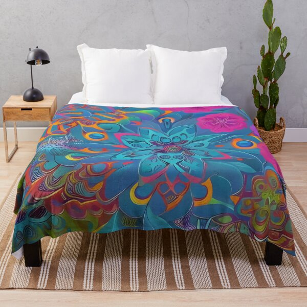 Item preview, Psychedelic colourful happy mood abstract designed and sold by Stratomi.