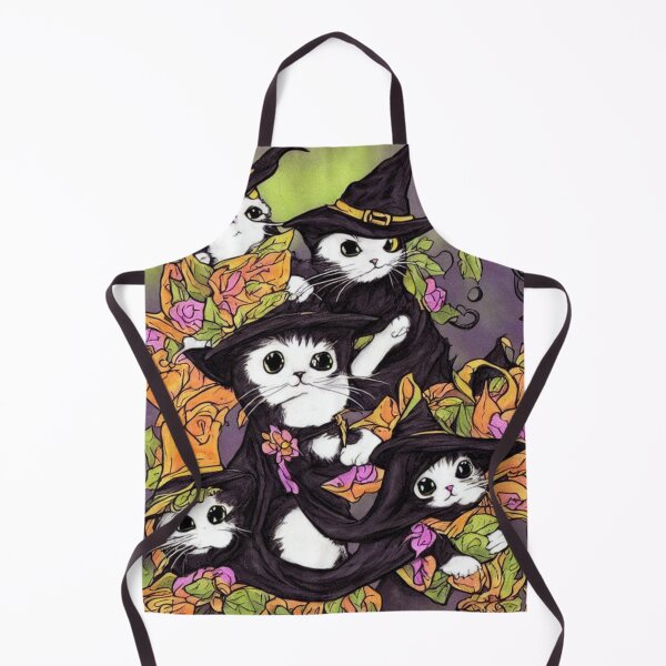 Item preview, Funny Aesthetic Cute Little Witchy Black Cat designed and sold by funnyhalloween.