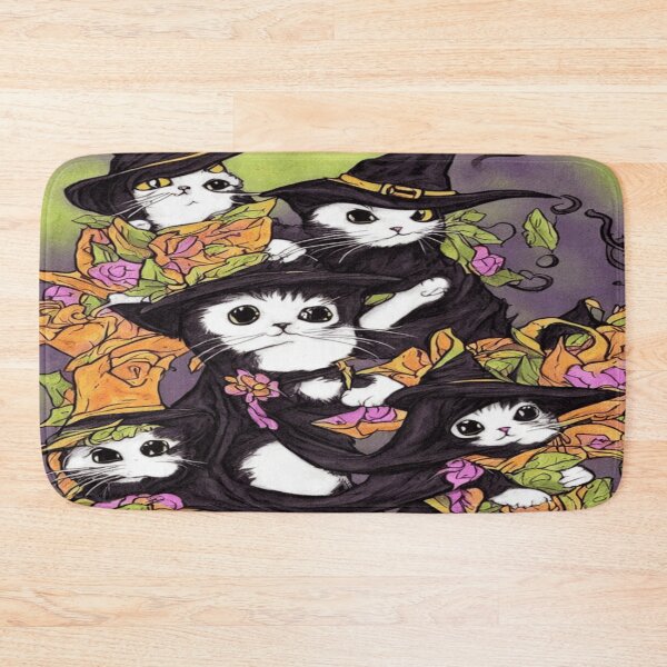 Item preview, Funny Aesthetic Cute Little Witchy Black Cat designed and sold by funnyhalloween.