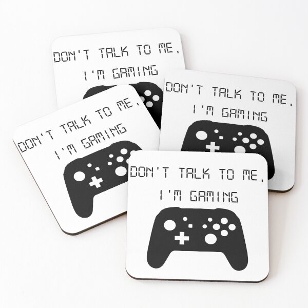 Item preview, Don't Talk To Me, I'm Gaming designed and sold by BotWEnthusiast.