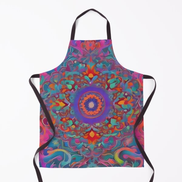 Item preview, Psychedelic colourful happy mood abstract designed and sold by Stratomi.