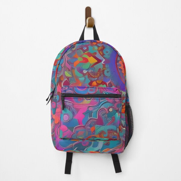 Item preview, Psychedelic colourful happy mood abstract designed and sold by Stratomi.