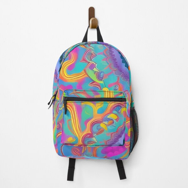 Item preview, Psychedelic colourful happy mood abstract designed and sold by Stratomi.
