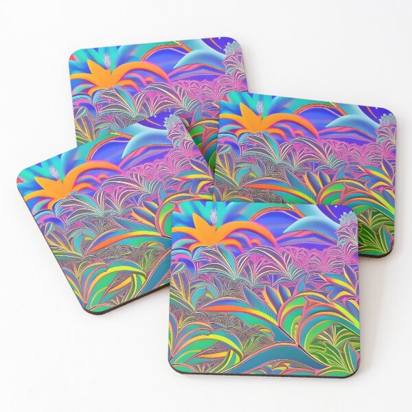 Item preview, Psychedelic colourful happy mood abstract designed and sold by Stratomi.