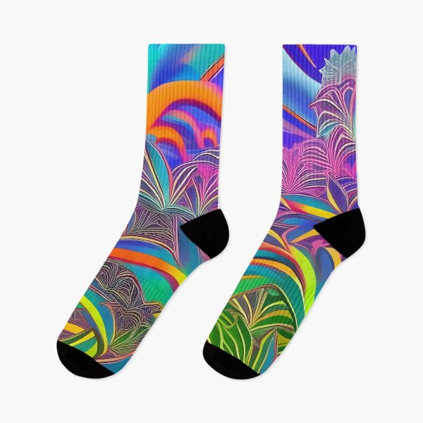 Item preview, Psychedelic colourful happy mood abstract designed and sold by Stratomi.