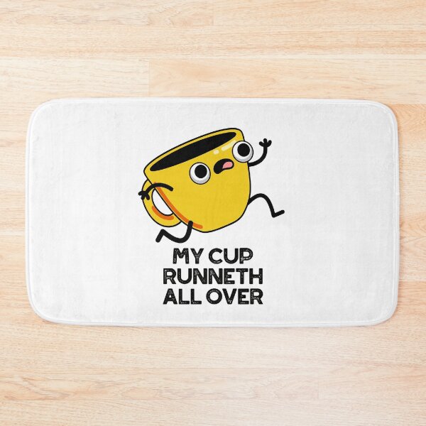 Item preview, My Cup Runneth All Over Funny Bible Puns  designed and sold by punnybone.