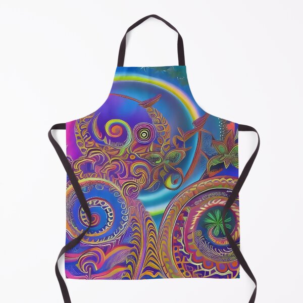 Item preview, Psychedelic colourful happy mood abstract designed and sold by Stratomi.