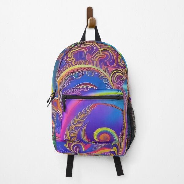 Item preview, Psychedelic colourful happy mood abstract designed and sold by Stratomi.