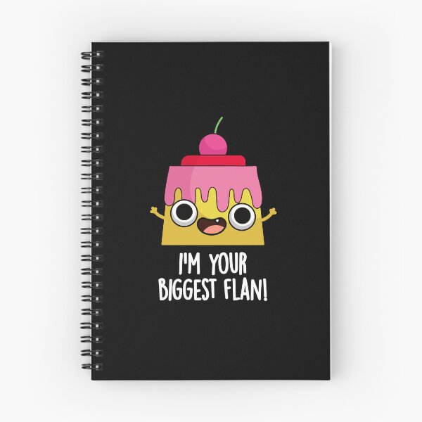 Item preview, I'm Your Biggest Flan Funny Food Puns (Dark BG) designed and sold by punnybone.
