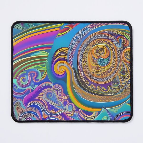 Item preview, Psychedelic colourful happy mood abstract designed and sold by Stratomi.