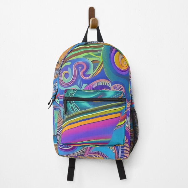 Item preview, Psychedelic colourful happy mood abstract designed and sold by Stratomi.