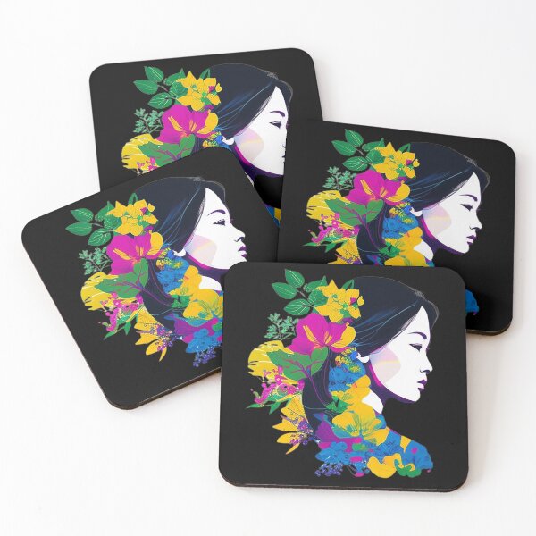 Item preview, Vietnamese art colorful women Graffiti Style designed and sold by ValleyDream.