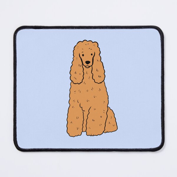Item preview, Cute brown poodle illustration designed and sold by Yarafantasyart.