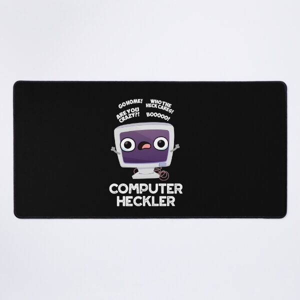 Item preview, Computer Heckler Funny Hacker Puns (Dark BG) designed and sold by punnybone.