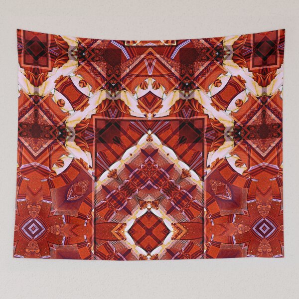 Item preview,  *FUNNY ABSTRACT TRIBAL GEOMETRIC CHOCOLATE MILK PATCHWORK PAINTING* designed and sold by Ralek.