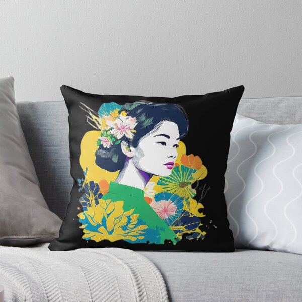 Item preview, Vietnamese art colorful women Graffiti Style designed and sold by ValleyDream.