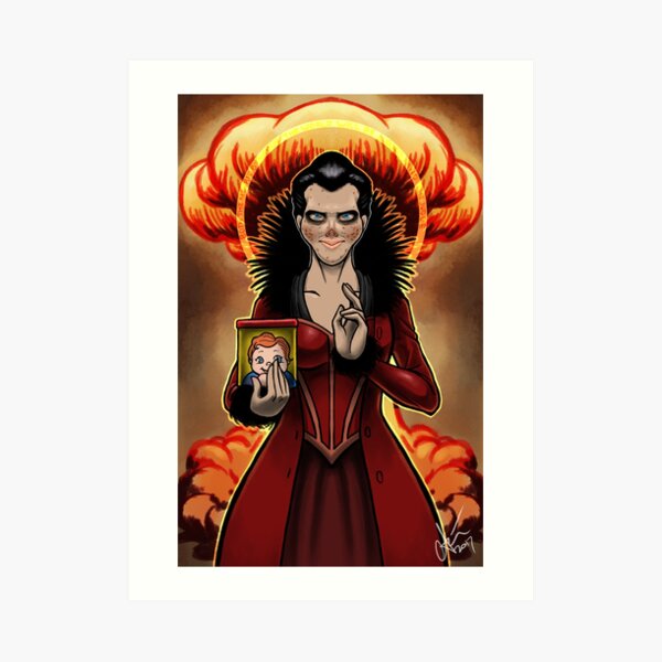 Our Lady of Perpetual Destruction Art Print