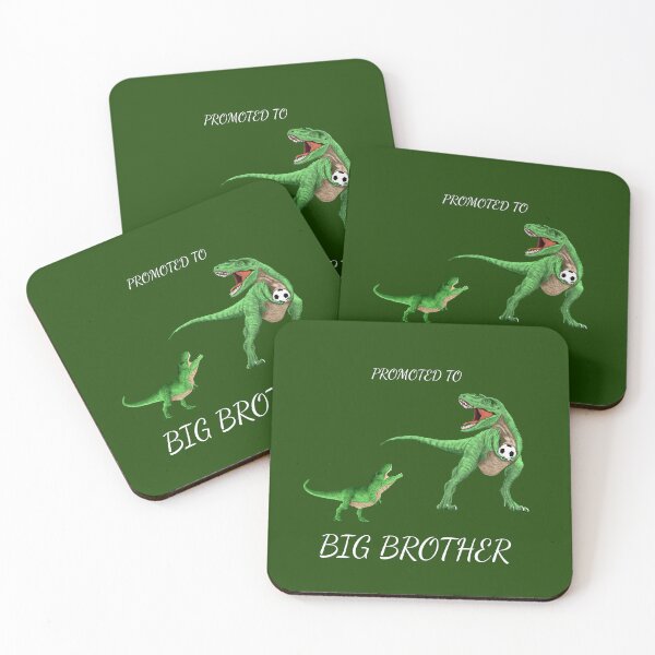 Item preview, PROMOTED TO BIG BROTHER T REX SOCCER DINOSAUR designed and sold by Danicus666.